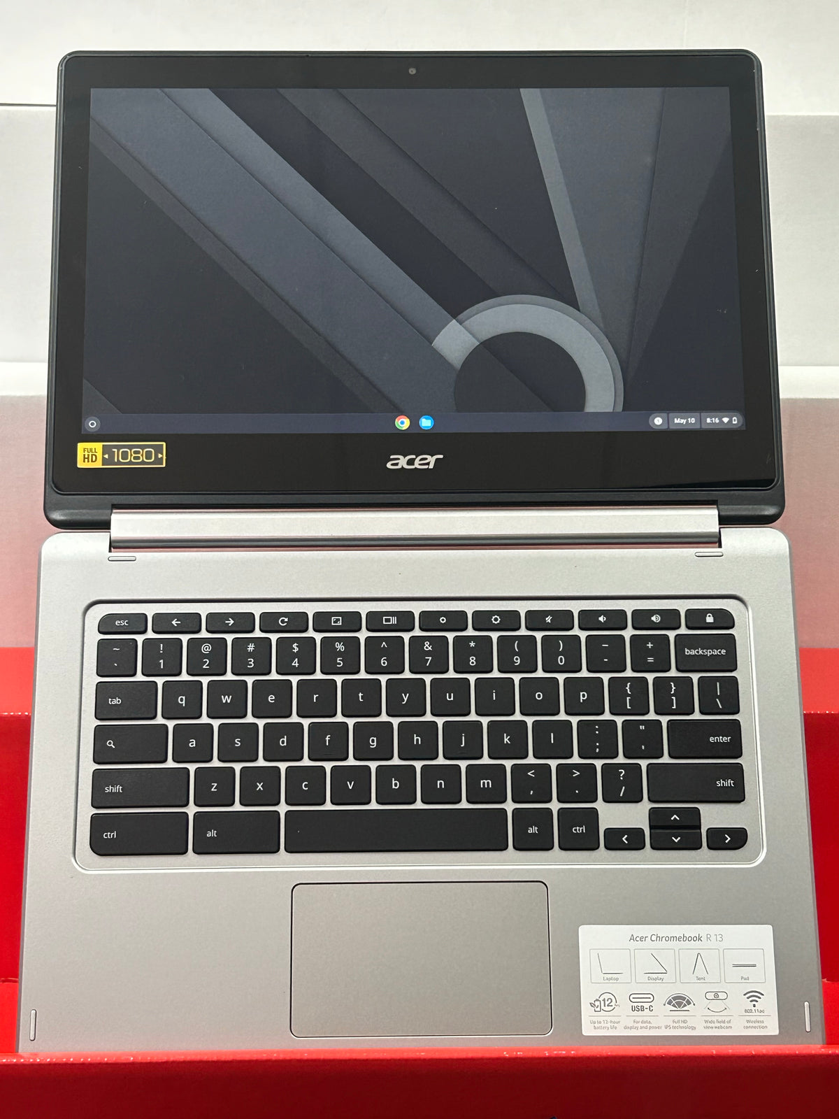 Acer R13 CB5-312T N16Q10 ChromeBook 13.3" Touchscreen FHD 4GB 32GB SSD ChromeOS