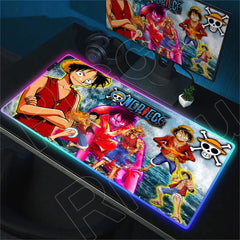 RGB Mouse Pad O-One-Piece LED Luminescence Mat