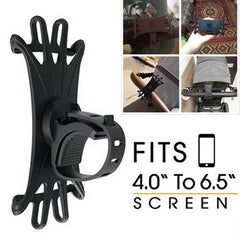 Multifunctional Rotating Silicone Bike Phone Clip