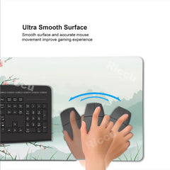 Pink plum blossom Gaming landscape  Mouse Pad