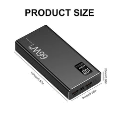 20000mAh Fast Charger Power Bank Portable Battery Charger