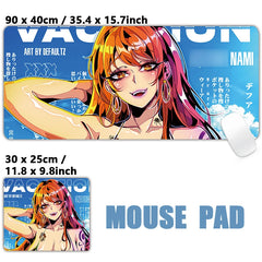 Sexy Anime Girls Succubus Albedo Ahegao Mousepad Desk Mat