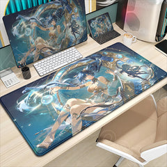 Anime Desk Mat Wuthering Waves Luno Qiuyuan Mousepad