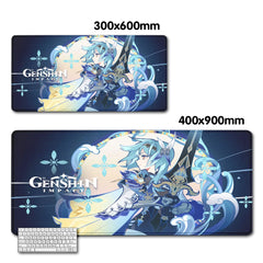 Genshin Impact Eula Gamer Desk Mat