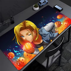 Dragon Ball Android 18 Mouse Pad
