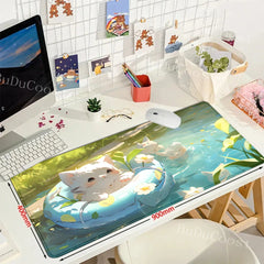 Cute Cats Desk Mat