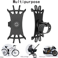 Multifunctional Rotating Silicone Bike Phone Clip