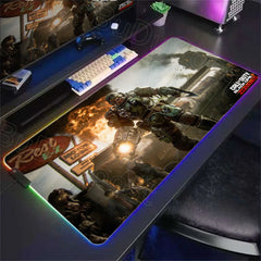Call of D-Duty Black Ops 6 Black Ops 7  RGB LED Light Non-Slip E-sports Desk Mat