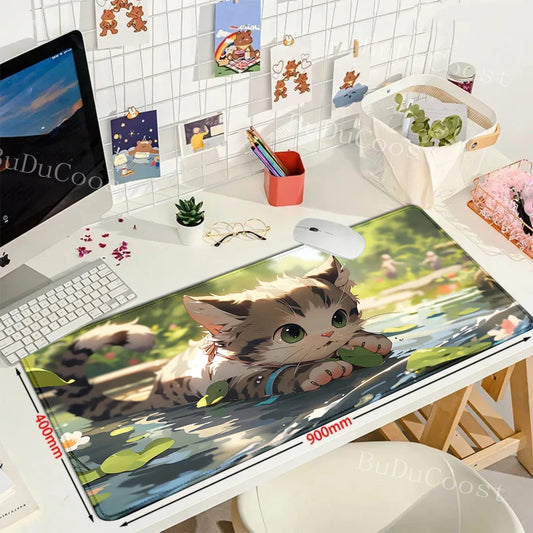 Cute Cats Desk Mat