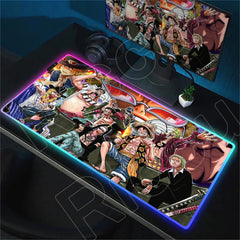 RGB Mouse Pad O-One-Piece LED Luminescence Mat