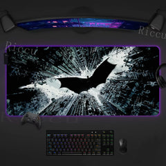Batman RGB Mouse pad LED Desk Mat
