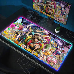 RGB Mouse Pad O-One-Piece LED Luminescence Mat