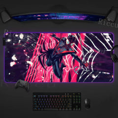 Spider Man Mouse Pad Anime RGB LED Desk Mat