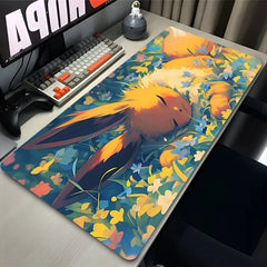 P-Pokemon Mouse Pad E-Eevee Evolutions Gamer Desk Mat