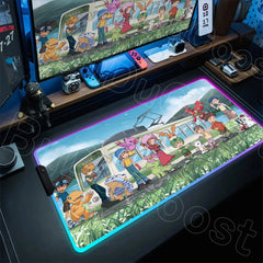 RGB Digimon Mouse Pad LED Desk Mat