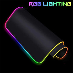 Spider Man Mouse Pad Anime RGB LED Desk Mat