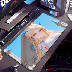 Kawaii Girl Cartethyia Mouse Pad  Game Wuthering Waves