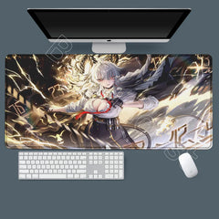 Anime Desk Mat Wuthering Waves Luno Qiuyuan Mousepad