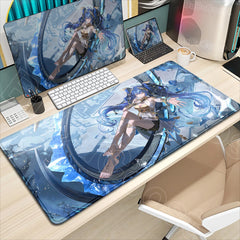 Anime Desk Mat Wuthering Waves Luno Qiuyuan Mousepad