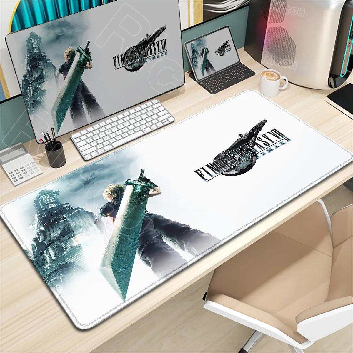 Final Fantasy 7 Gamer Mouse Pad Desk Mat