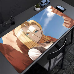 Dragon Ball Android 18 Mouse Pad