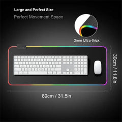 RGB Mouse Pad O-One-Piece LED Luminescence Mat