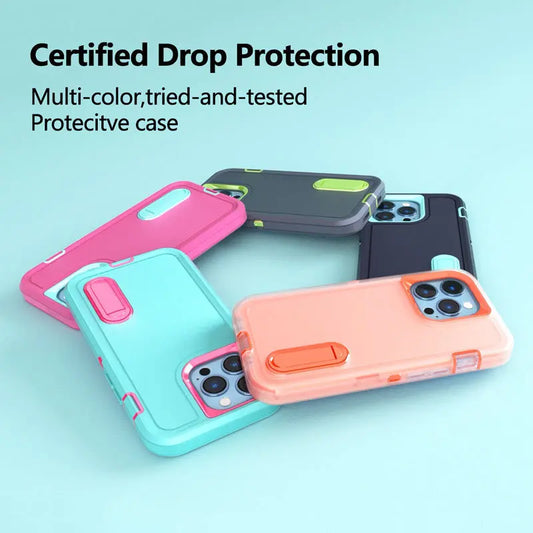 Hybrid Military Grade Defender Protection Case for iPhone