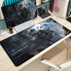 Anime Desk Mat Wuthering Waves Luno Qiuyuan Mousepad