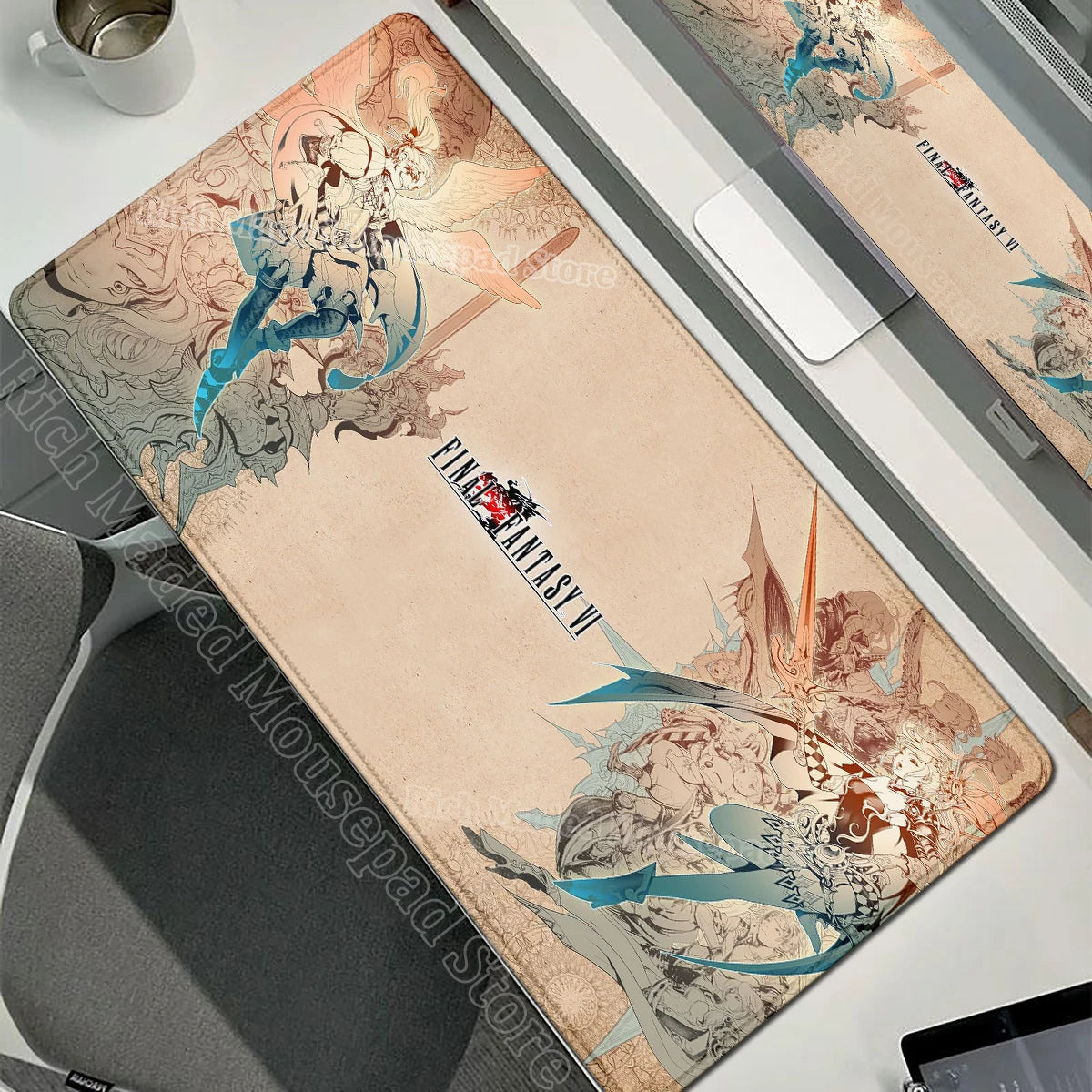 FINAL FANTASY VII Lockhart Mousepad Gamer Desk Mat