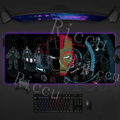Iron Man RGB Mouse Pad Gaming LED Desk Mat