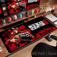 Red Dead Redemption 2  Mouse Pad Gamer Desk Mat E-sports