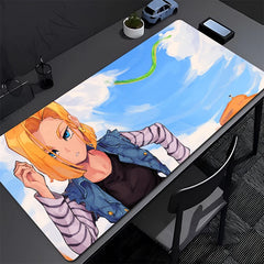 Dragon Ball Android 18 Mouse Pad