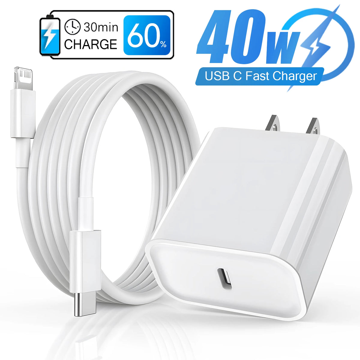 40W Fast Charger For iPhone