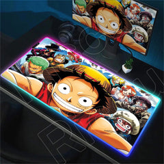 RGB Mouse Pad O-One-Piece LED Luminescence Mat