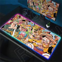RGB Mouse Pad O-One-Piece LED Luminescence Mat