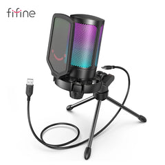 USB Microphone for Gaming Streaming with Pop Filter