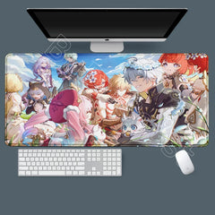 Honkai Star Rail Cyrene Castorice Lock Edge Mousepad Chrysos Heir Desk Mat