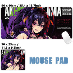 Sexy Anime Girls Succubus Albedo Ahegao Mousepad Desk Mat