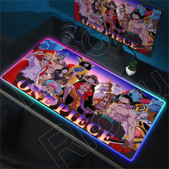 RGB Mouse Pad O-One-Piece LED Luminescence Mat