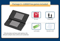 Nintend DS Lite With Game card and 32GB/64GB/128GB memory card/Mini ultra