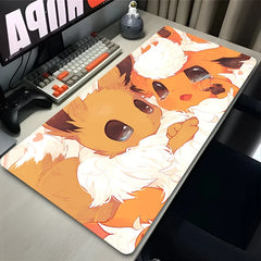 P-Pokemon Mouse Pad E-Eevee Evolutions Gamer Desk Mat