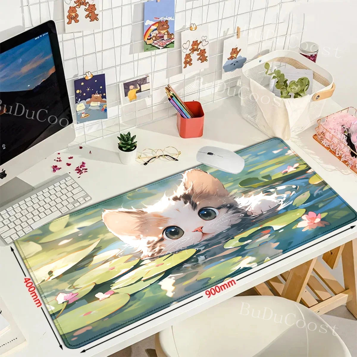 Cute Cats Desk Mat