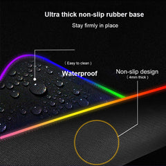 RGB Stitch Luminous Mouse Pad PC Kawaii Anime