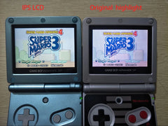 Game Boy Advance SP AGS-001 New Shell IPS LCD / Original Highlight Screen