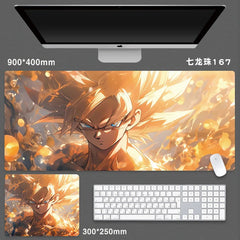 Dragon Ball Z Goku Super Saiyan Mouse Pad Gaming Desk Mat