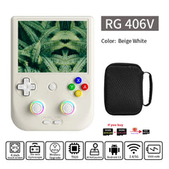 ANBERNIC RG406V Retro Video Games 4" IPS Multi-touch Screen Android 13  PSP PS2