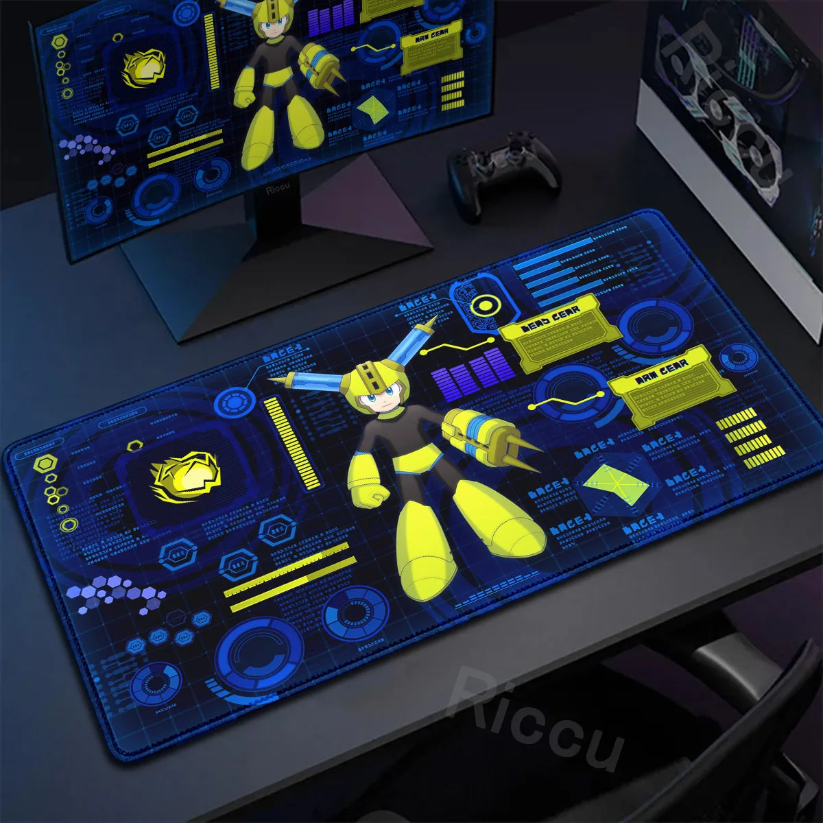 Megaman Game Anime Desk Mat