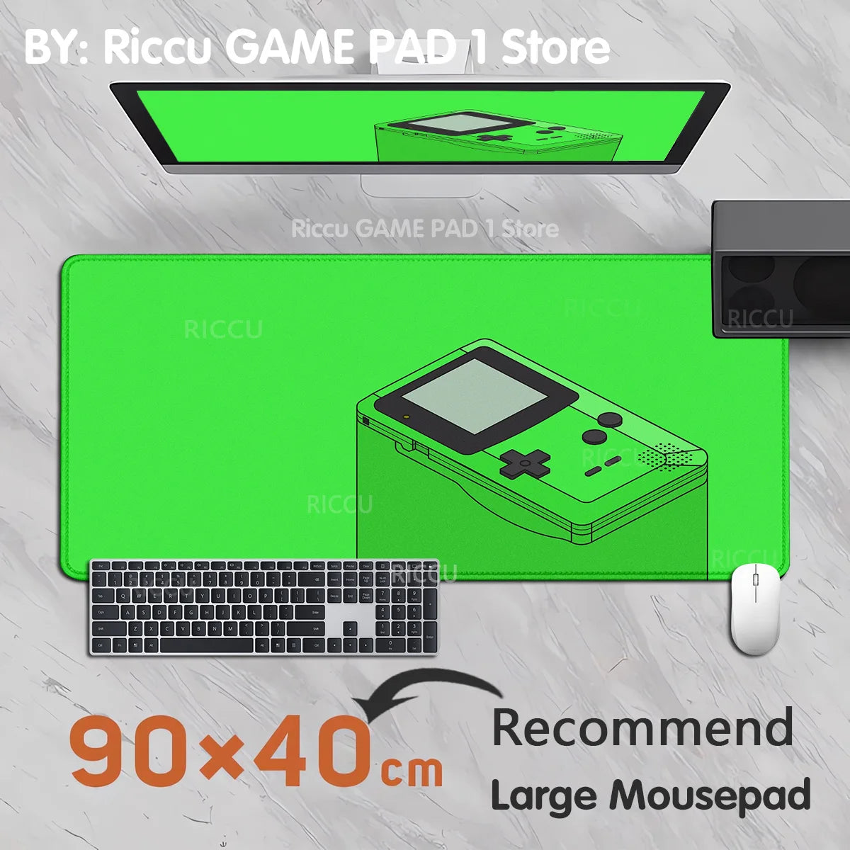 GameBoy Color Handheld Mause pad  E-Sports Desk Mat