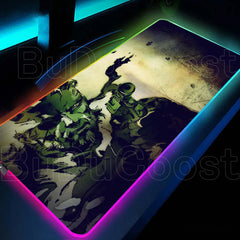 Metal Gear Solid RGB Mouse Pad LED Desk Mat