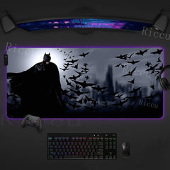 Batman RGB Mouse pad LED Desk Mat
